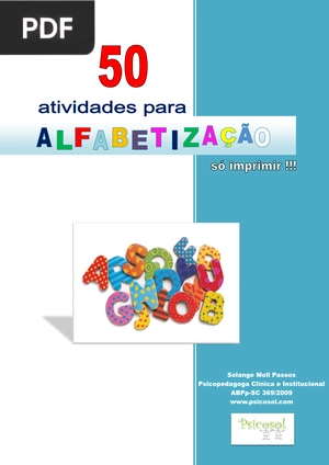 50 Atividades Para Alfabetização