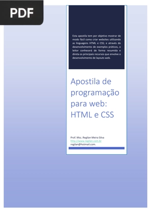 Apostila de Programação para Web: HTML e CSS