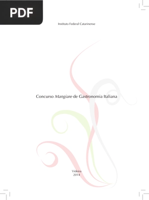 Concurso Mangiare de Gastronomia Italiana