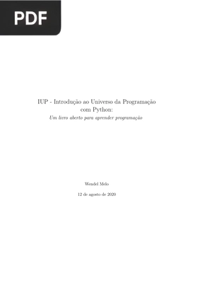 Introdução ao Universo da Programação com Python